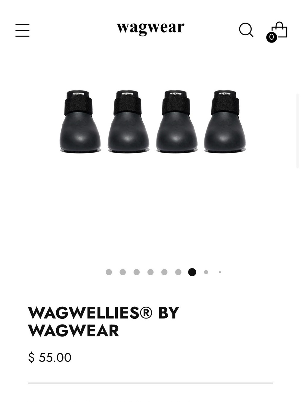 Wagwellies® Dog Boots by Wagwear — Black